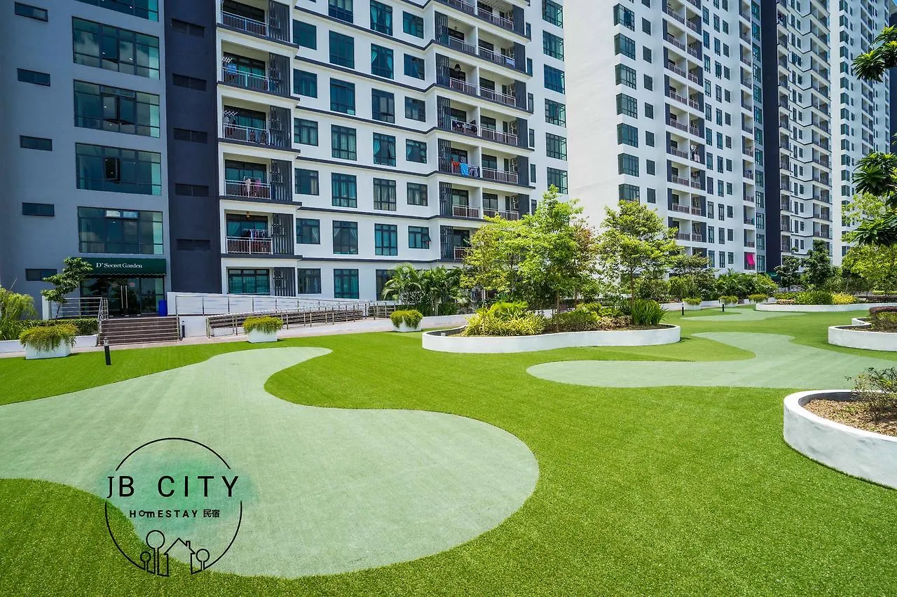 ג'והור בהרו D' Secret Garden @ Jb City Homestay 0*, ג'והור בהרו